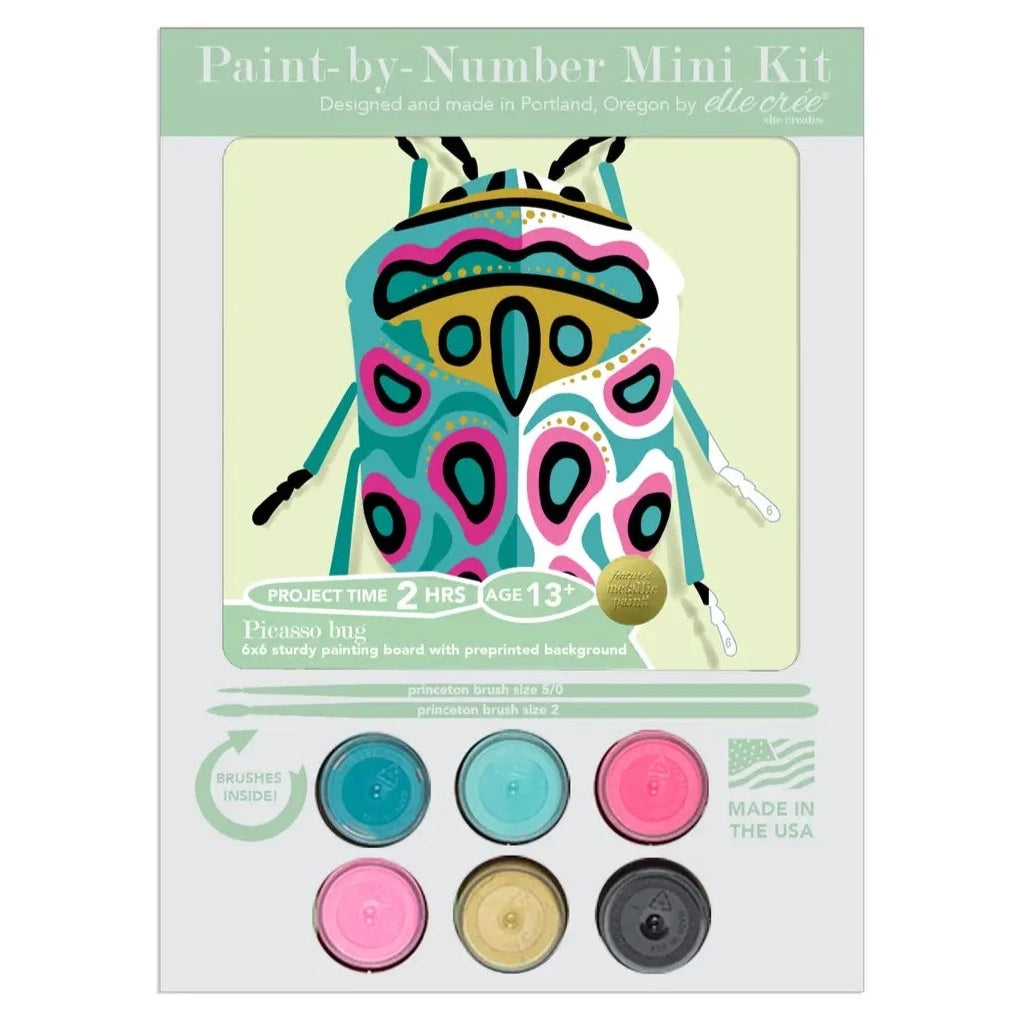 Mini Paint-By-Number Kit by Elle Cree - Freshie & Zero Studio Shop