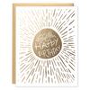 Stay Golden Happy Birthday Card - Freshie & Zero Studio Shop