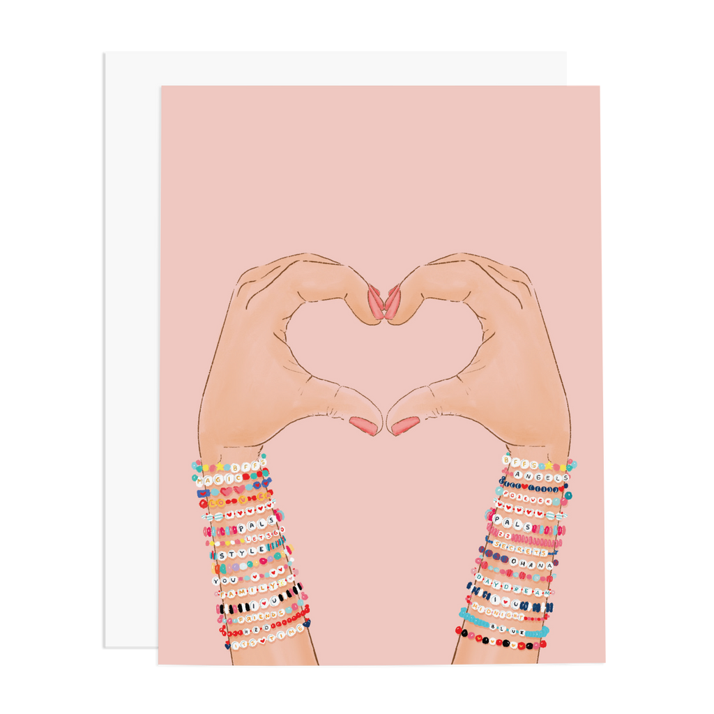 Friendship Bracelets Greeting Card - Freshie & Zero Studio Shop