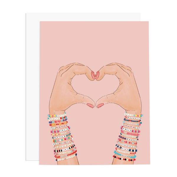 Friendship Bracelets Greeting Card - Freshie & Zero Studio Shop