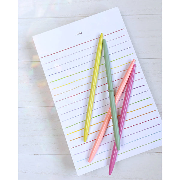 4 Bright pastel slim pens - Freshie & Zero