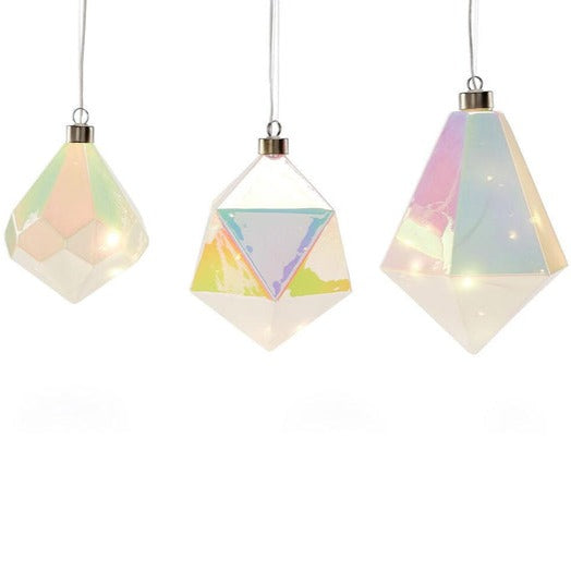 Jewel Glass LED Ornament - Freshie & Zero Studio Shop