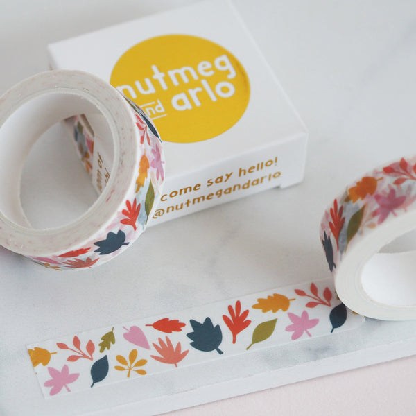 Nutmeg & Arlo Washi Tape: Forest Foliage - Freshie & Zero Studio Shop