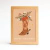 Boxed Set of 10 Happy Y’allidays! Cowboy Boot Cards - Freshie & Zero Studio Shop