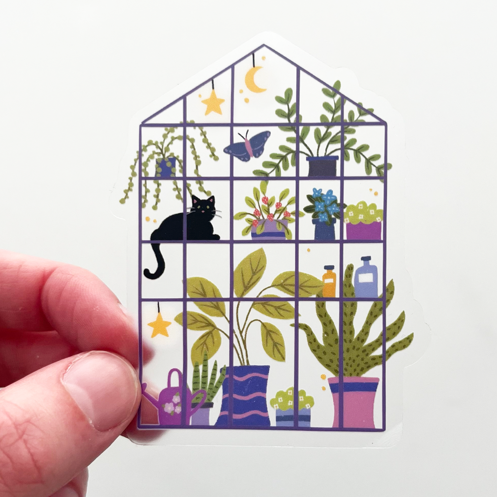 Witch's Greenhouse Sticker - Freshie & Zero Studio Shop