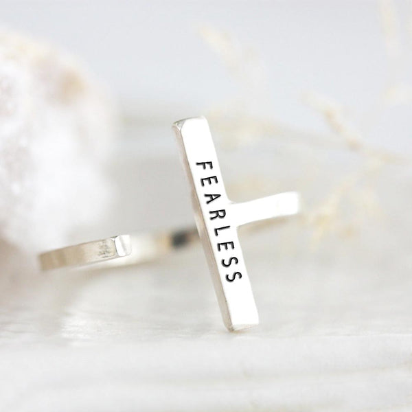 Fearless: Single Bar Ring by Christina Kober - Freshie & Zero Studio Shop