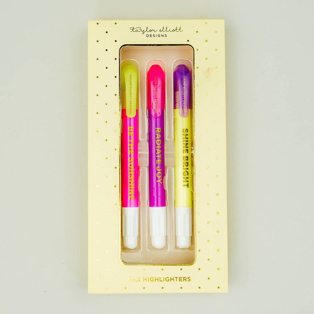 Shine Bright Wax Highlighter Set - Freshie & Zero Studio Shop
