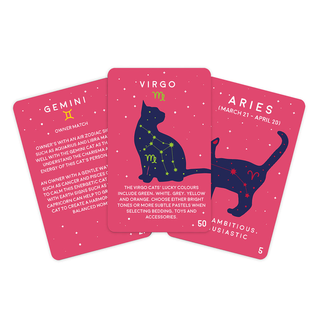 Paw-mistry Zodiac Cards: Cat Edition - Freshie & Zero Studio Shop