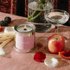 Mala Candle: Rosebud | Cream + Rose + Cedarwood - Freshie & Zero Studio Shop