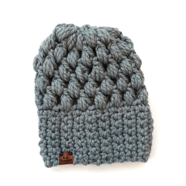 Puff Stitch Slouch Beanie - Freshie & Zero Studio Shop