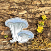 Root & Branch Eco-Friendly Sticker: Indigo Milk Cap Mushroom - Freshie & Zero Studio Shop