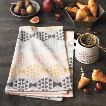 Cotton Jacquard Dishtowel by Danica - Gentle Geometrics - Freshie & Zero Studio Shop