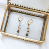 Lily Earrings - Gold & Labradorite - Freshie & Zero