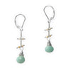 Lily Earrings - Silver & Amazonite - Freshie & Zero