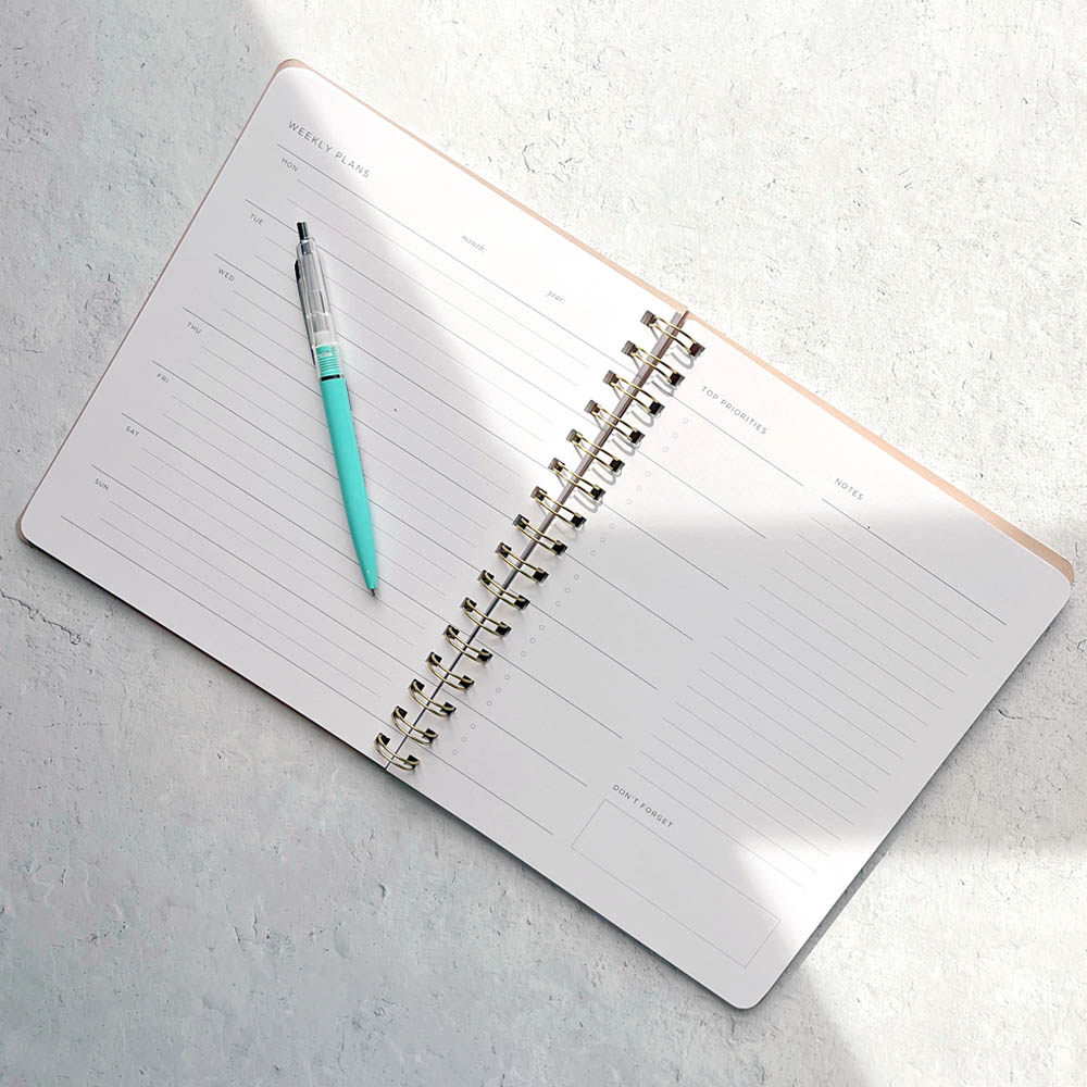 Weekly Non dated Planner By Morgan Harper Nichols Freshie Zero Weekly non dated planner by morgan harper nichols freshie zero