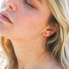 Lily Earrings - Gold & Amazonite - Freshie & Zero