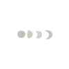 Tiny Stud Earrings: Moon Phases - Freshie & Zero Studio Shop