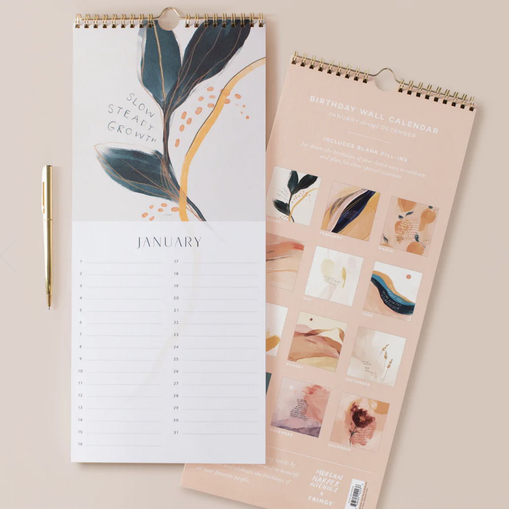Morgan Harper Nichols: Birthday Calendar - Freshie & Zero Studio Shop