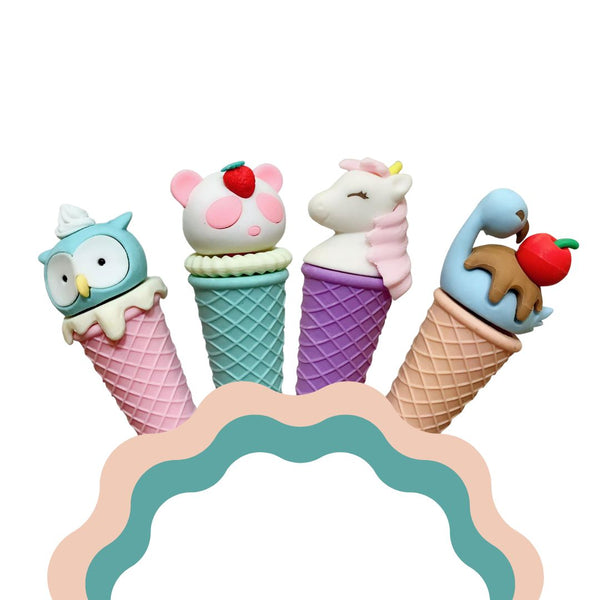Ice Cream Cone Erasers - Freshie & Zero Studio Shop