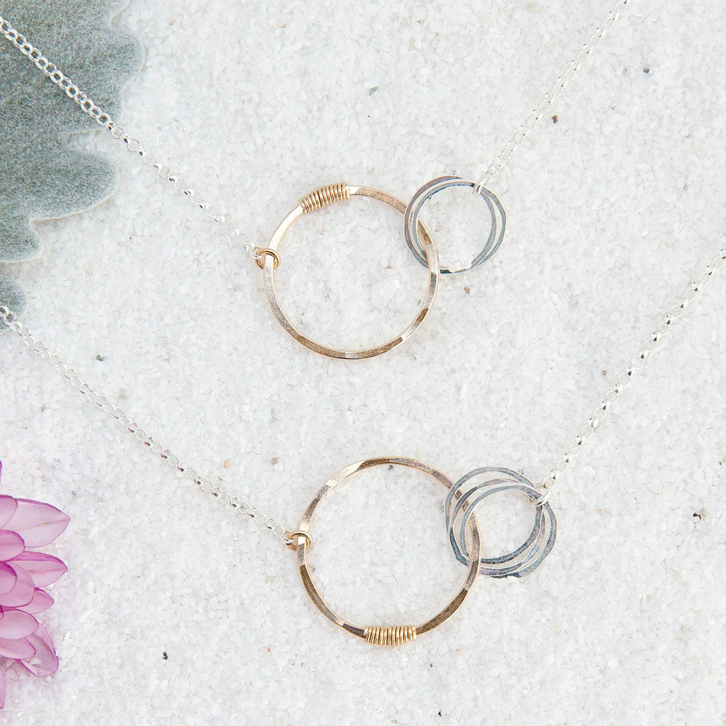 love necklace - mother of two - Freshie & Zero