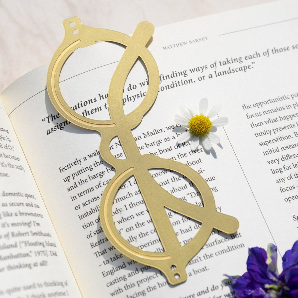 Gold Shades Bookmark - Freshie & Zero Studio Shop