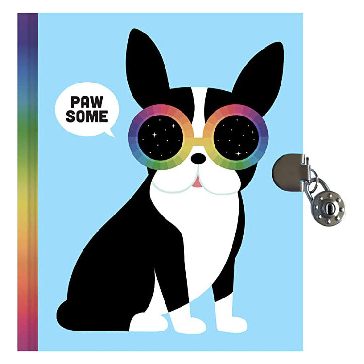 Paw-some Pup Lock & Key Kid's Diary - Freshie & Zero Studio Shop