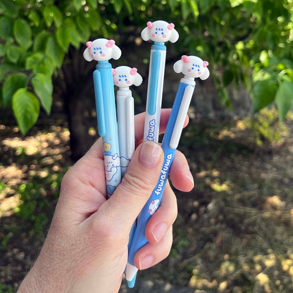 Cute Kawaii Poodle Gel Pens - Freshie & Zero Studio Shop