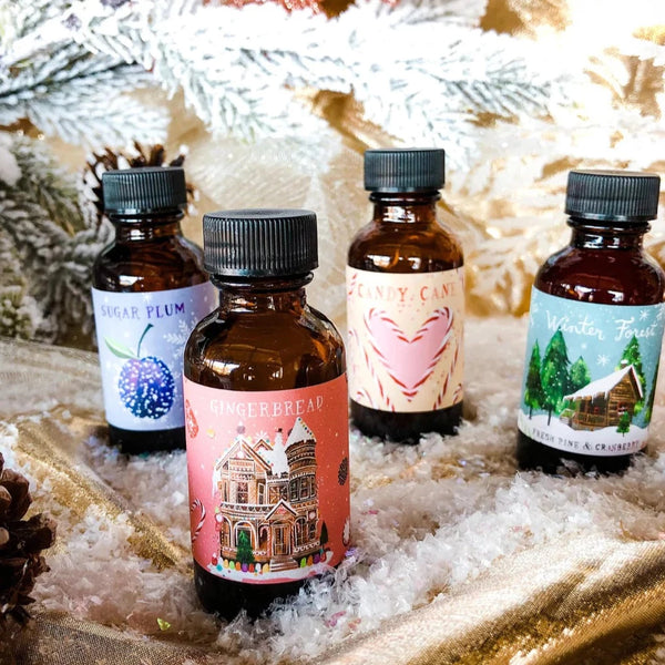 Meadowland Simple Syrups Sampler Set: Winter - Freshie & Zero Studio Shop