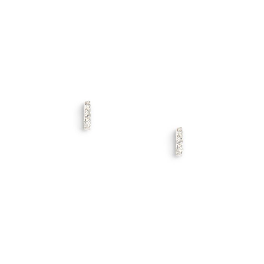 Stud Earrings Tiny Bar Diamond Dusted - Freshie & Zero