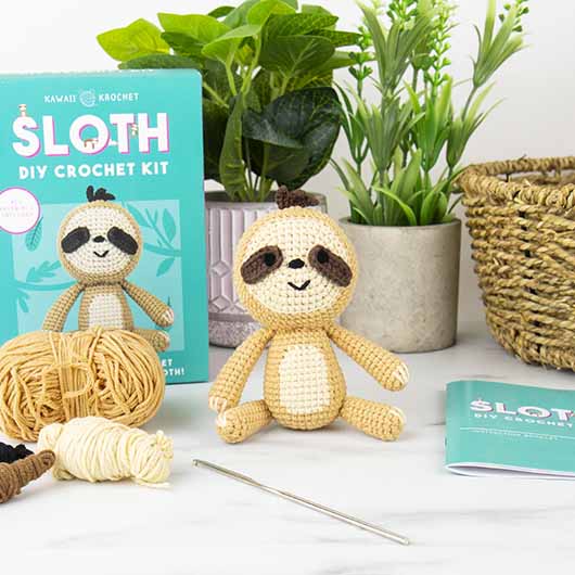 DIY Sloth Crochet Kit - Freshie & Zero Studio Shop