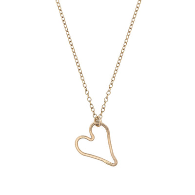 small modern heart necklace | Freshie & Zero