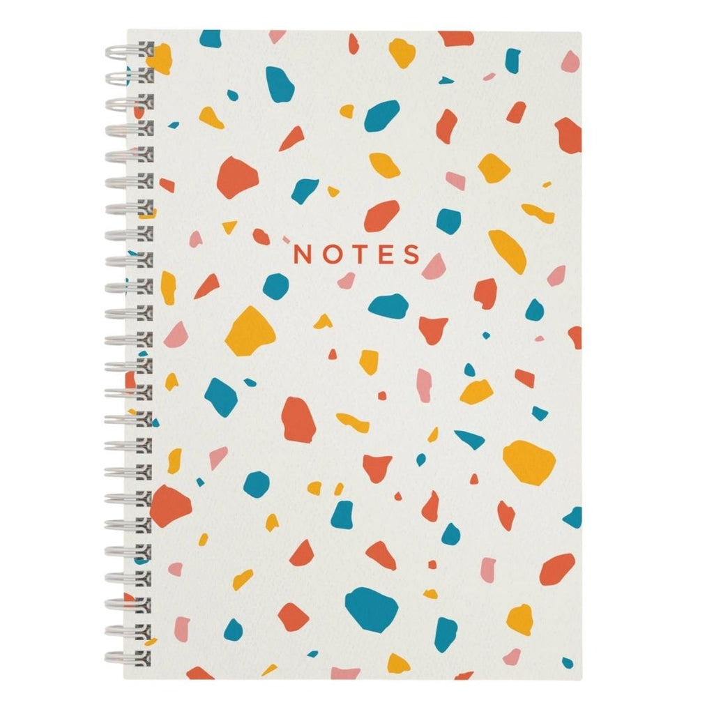 Modern Terrazzo Blank Spiral Notebook - Freshie & Zero Studio Shop