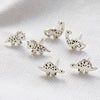 Dinosaur Stud Earrings: Sterling Silver Diplodocus - Freshie & Zero Studio Shop