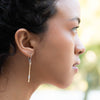 Small Stitched Stem Earrings - Freshie & Zero Studio Shop