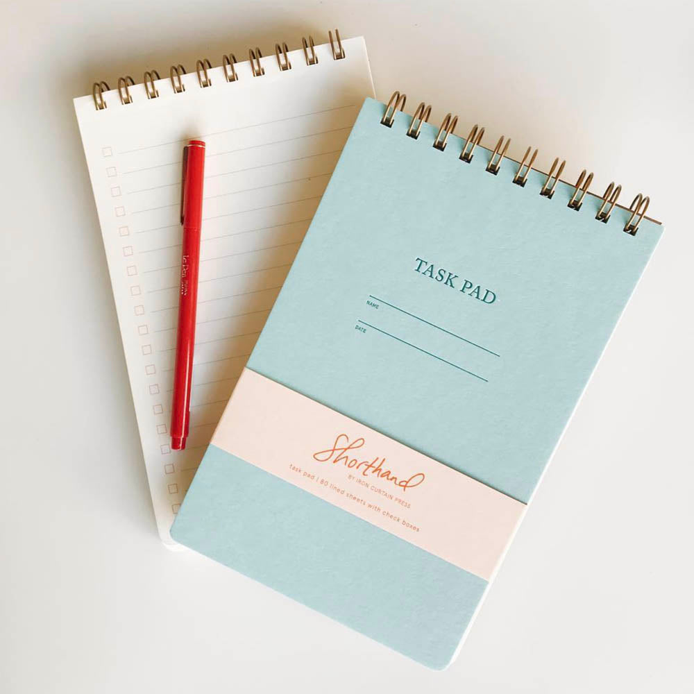 Pool: Task Pad Notebook by Shorthand Press | Freshie & Zero