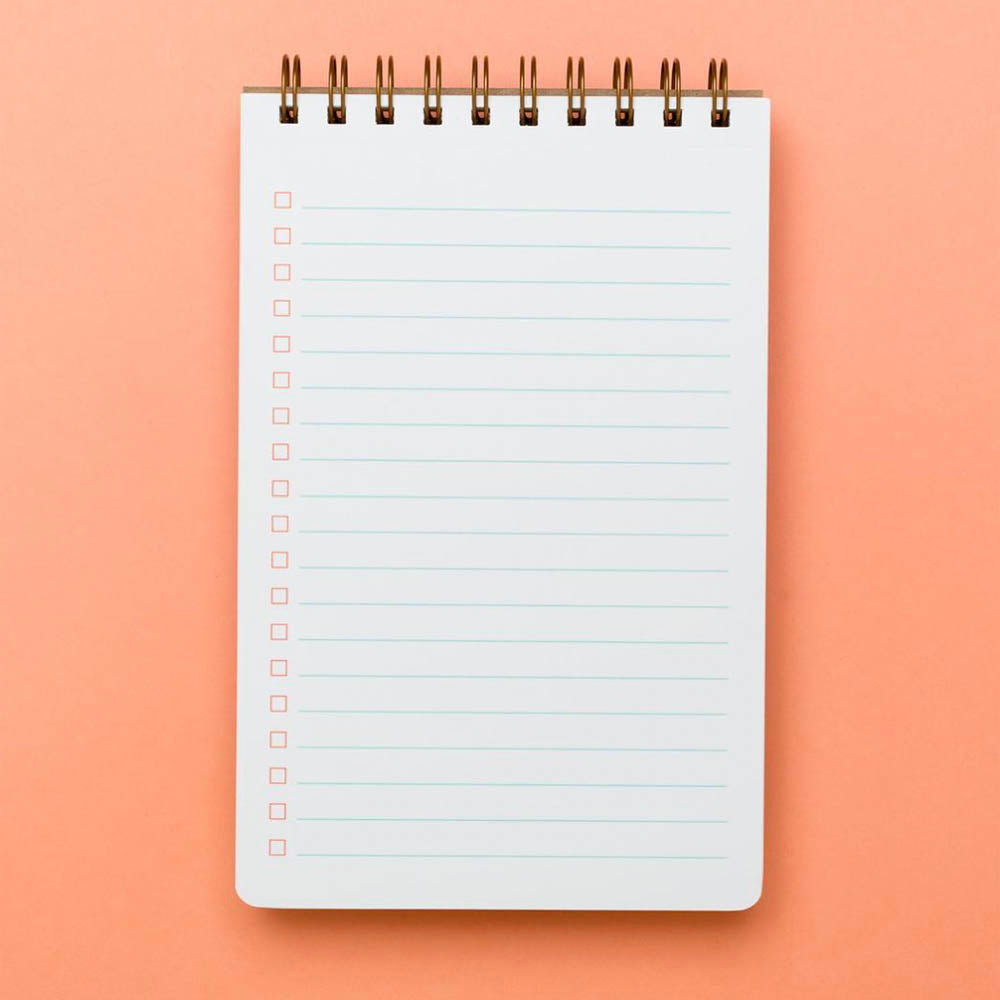 Task Pad Notebook by Shorthand Press: Strawberries - Freshie & Zero Studio Shop