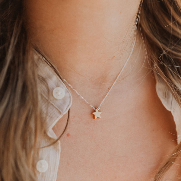 Tiny Mighty Vermeil Star Necklace - Freshie & Zero